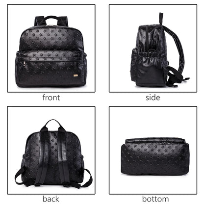 Fashion Diaper Bag for Newborn Baby Waterproof Light Weight Protable Mommy Diaper Backpack for Quick Outing Nappy Changing Bag