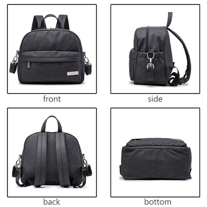 Fashion Diaper Bag for Newborn Baby Waterproof Light Weight Protable Mommy Diaper Backpack for Quick Outing Nappy Changing Bag